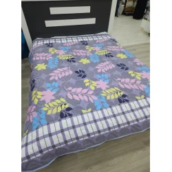 Стеганое одеяло Yorganci SHA-00006450, летнее, двуспальное, 195x215 см