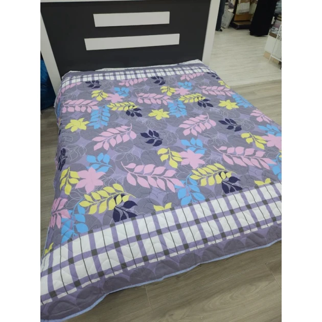 Стеганое одеяло Yorganci SHA-00006450, летнее, двуспальное, 195x215 см