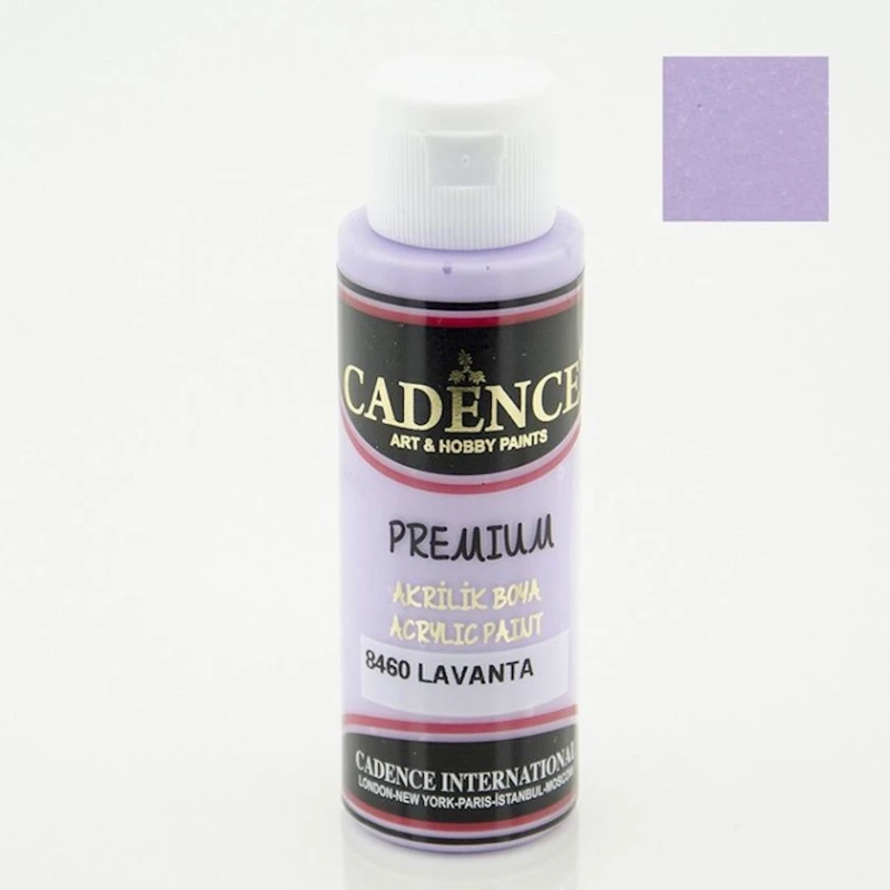 Декоративная акриловая краска Cadence Premium Acrylic Paint 8460 Lavender, 70 мл Декоративная акриловая краска Cadence Premium Acrylic Paint 8460 Lavender, 70 мл