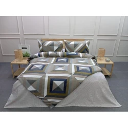 Комплект постельного белья Miranova FS-456, пододеяльник 160x240 см, простыня 160x220 см, 1 шт наволочки 50x70 см, односпальный, разноцветный