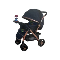 Детская коляска 859 H, черная