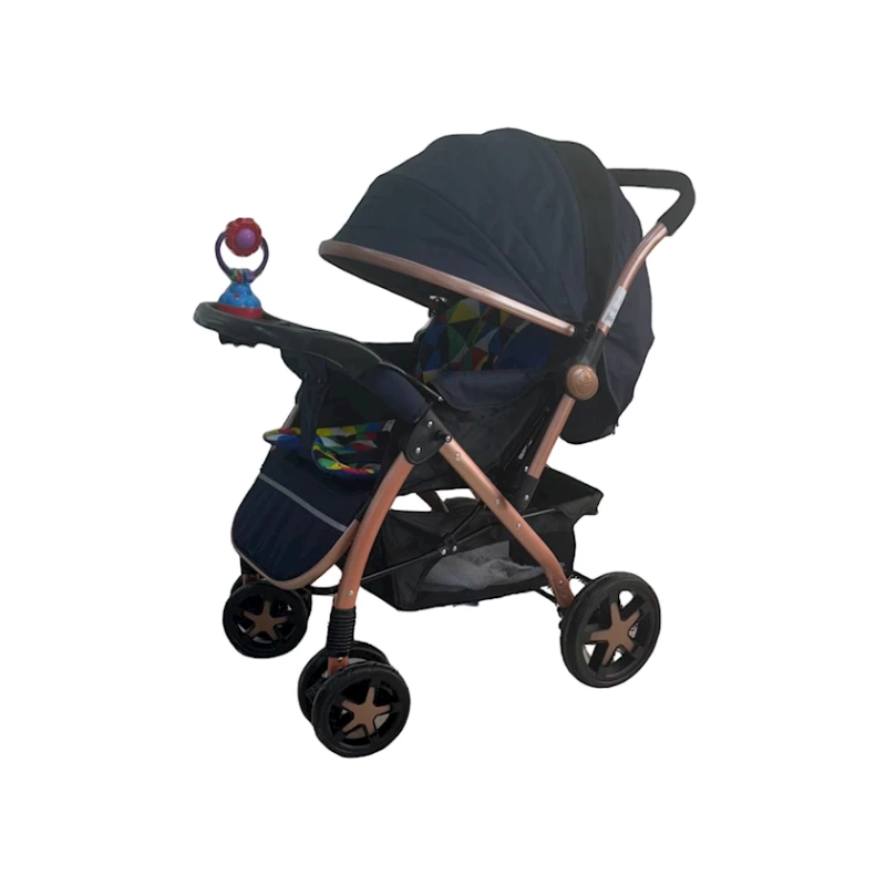 Детская коляска 859 H, черная