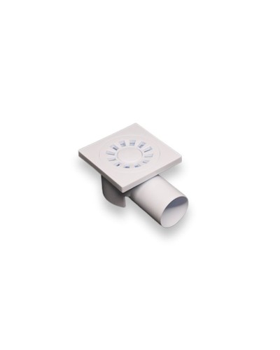 Yerüstü trap TM.07408, yan çıxışlı, plastik, 10x10 sm