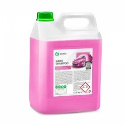 Средство для бесконтактной мойки Grass Nano Shampoo Розовый 5 л Средство для бесконтактной мойки Grass Nano Shampoo Розовый 5 л