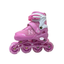 Роликовые коньки для детей M6761, розовые, размер M (35-38) Роликовые коньки для детей M6761, розовые, размер M (35-38)