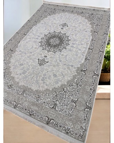 Xalça TB-0210, 160x230 sm, bambuk/ipək/kətan, rəngbərəng