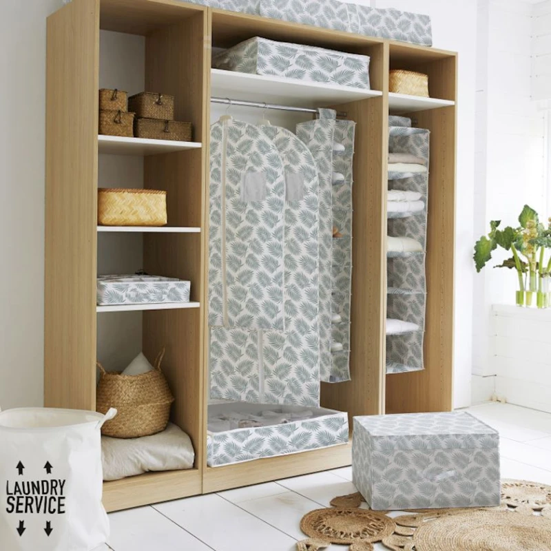 Подвесной органайзер Compactor Home Palma, полипропилен, белый/зеленый, 15x30x105 см