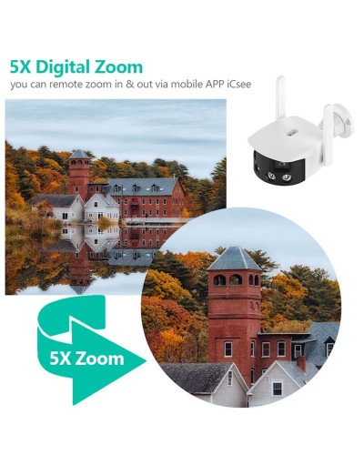 Videomüşahidə kamerası Hamrol 2K 4mp Dual lens