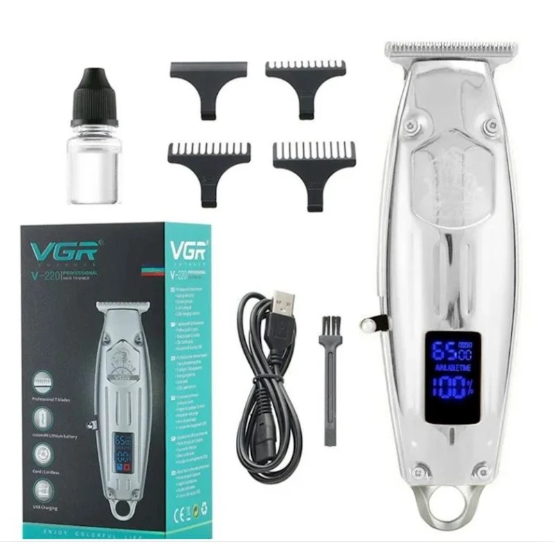 Универсальная машинка для стрижки VGR V-220 Silver Универсальная машинка для стрижки VGR V-220 Silver