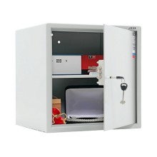 Mebel seyfi Aiko T-40 KL, açar ilə, boz, 401x400x356 mm