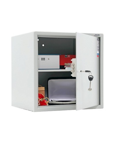 Mebel seyfi Aiko T-40 KL, açar ilə, boz, 401x400x356 mm