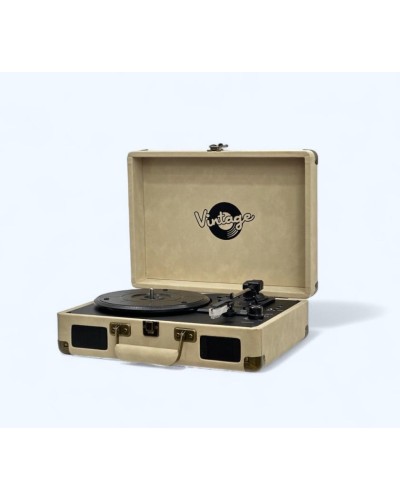 Vinil plastin pleyeri Vintage Beige Classic