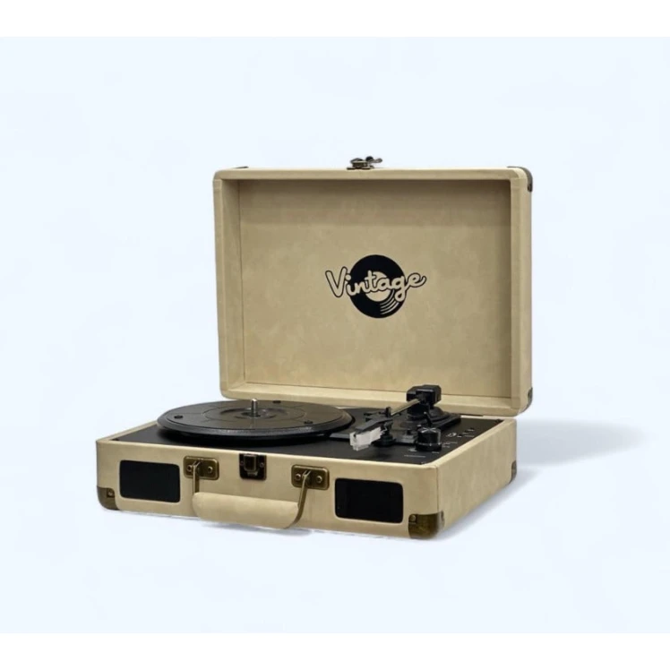 Проигрыватель виниловых пластинок Vintage Beige Classic Проигрыватель виниловых пластинок Vintage Beige Classic