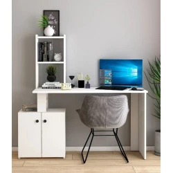 Письменный стол Capella, белый, 50x140x134см