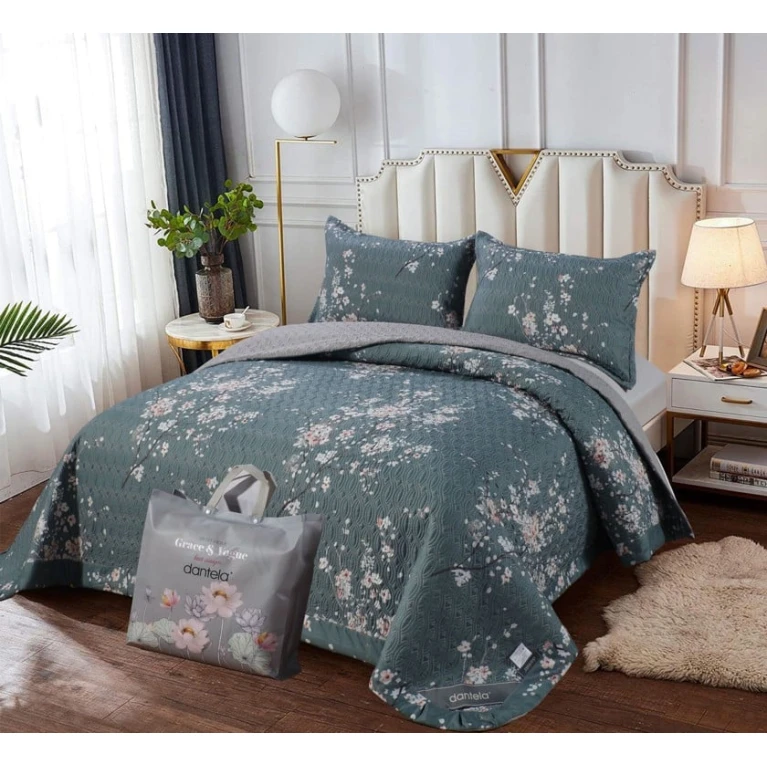 Örtük və yastıq üzü dəsti Dantel SHA-00005979, rəngbərəng, örtük 220x240 sm, yastıq üzü 50x70 sm Örtük və yastıq üzü dəsti Dantel SHA-00005979, rəngbərəng, örtük 220x240 sm, yastıq üzü 50x70 sm