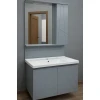 Комплект мебели для ванной Elfa 153-80, серый Комплект мебели для ванной Elfa 153-80, серый