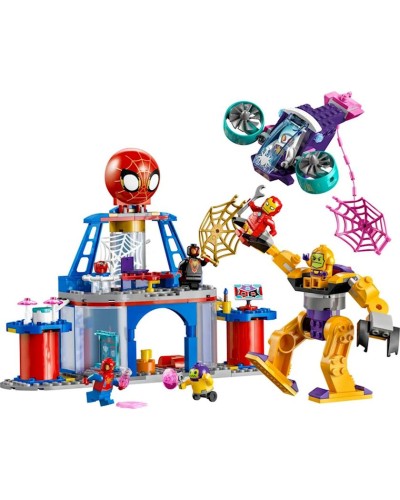 Konstruktor Lego Marvel Team Spidey Web Spinner Headquarters 10794, 4+ yaş, 193 hissə