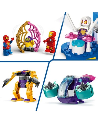 Konstruktor Lego Marvel Team Spidey Web Spinner Headquarters 10794, 4+ yaş, 193 hissə
