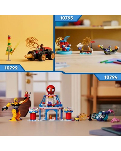 Konstruktor Lego Marvel Team Spidey Web Spinner Headquarters 10794, 4+ yaş, 193 hissə