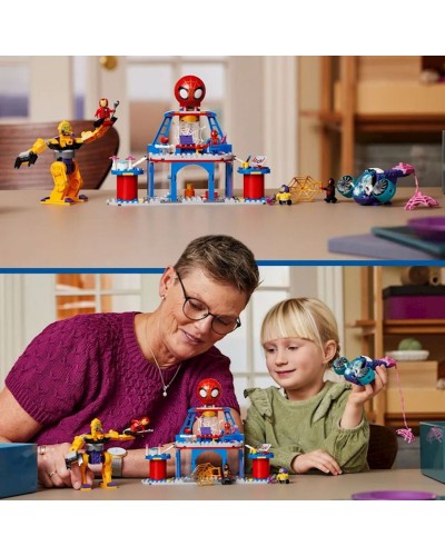 Konstruktor Lego Marvel Team Spidey Web Spinner Headquarters 10794, 4+ yaş, 193 hissə