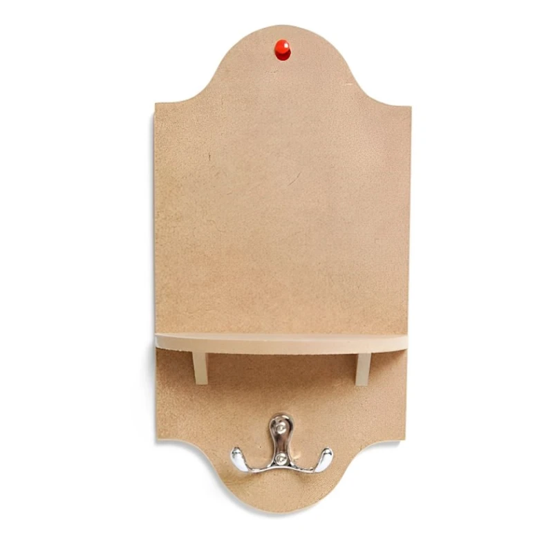 Заготовка Rosa Talent Полка с вешалкой маленькая, 13x5.5x25.5 см, МДФ Заготовка Rosa Talent Полка с вешалкой маленькая, 13x5.5x25.5 см, МДФ