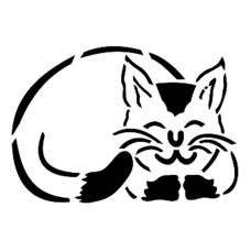 Трафарет Cadence Template O Serie 85 Cat, 10х15 см