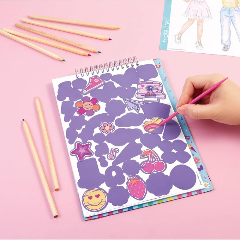 Набор для рисования Make it Real Groovy Vibes, 8+ лет Набор для рисования Make it Real Groovy Vibes, 8+ лет