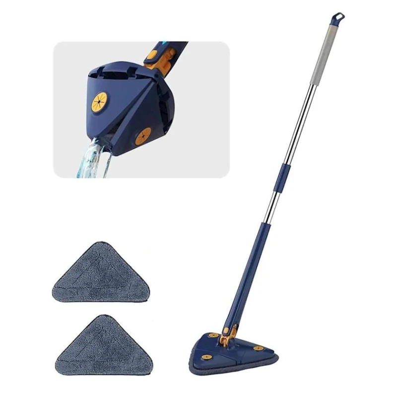 Швабра с распылителем воды B0BGRV9G1P, 130 см, синий