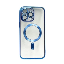Чехол 888_store_548 MagSafe для Apple iPhone 15 Pro Max Синий/Прозрачный Чехол 888_store_548 MagSafe для Apple iPhone 15 Pro Max Синий/Прозрачный