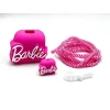 Чехол для зарядного устройства Barbie, силикон, розовый