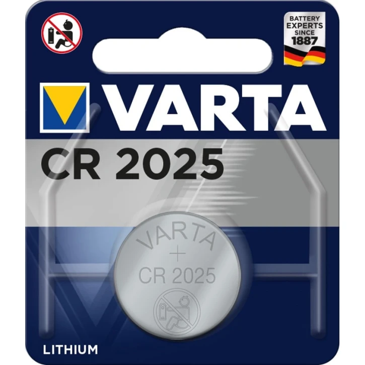 Батарейка Varta CR2025 BLI 1 3V, 1 шт Батарейка Varta CR2025 BLI 1 3V, 1 шт