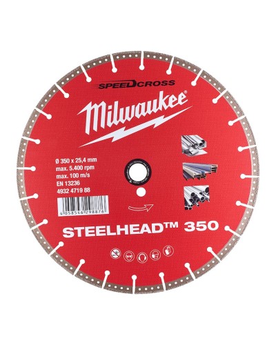 Almaz diski Milwaukee Steelhead 350 mm