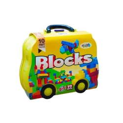 Блочный конструктор Kahnsport-0148, 77 шт, разноцветный