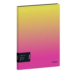 Папка с файлами Berlingo Radiance А4, пластик, желтый/розовый