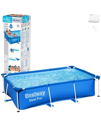 Karkas hovuz Bestway 56403 Steel Pro, 259х170х61 sm, 2300 l