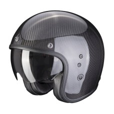Motosiklet dəbilqəsi Scorpion Belfast Carbon EVO Solid Black, ölçü XL