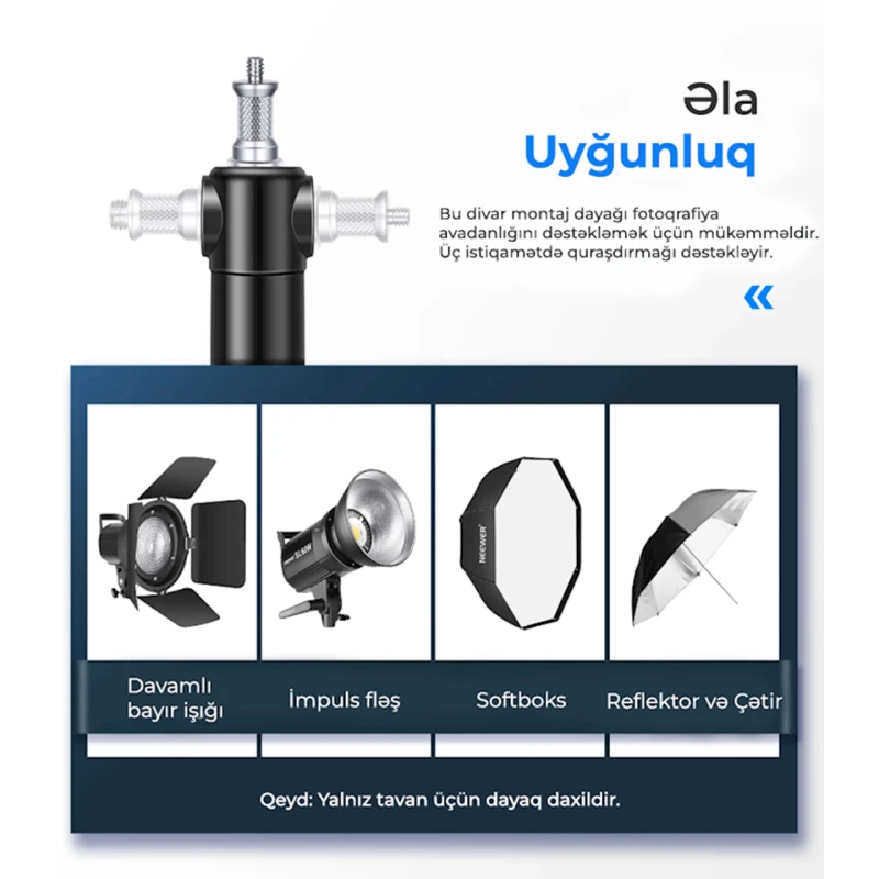 Кронштейн Neewer Studio Video Triangle Wall Mounting, 180 см Кронштейн Neewer Studio Video Triangle Wall Mounting, 180 см