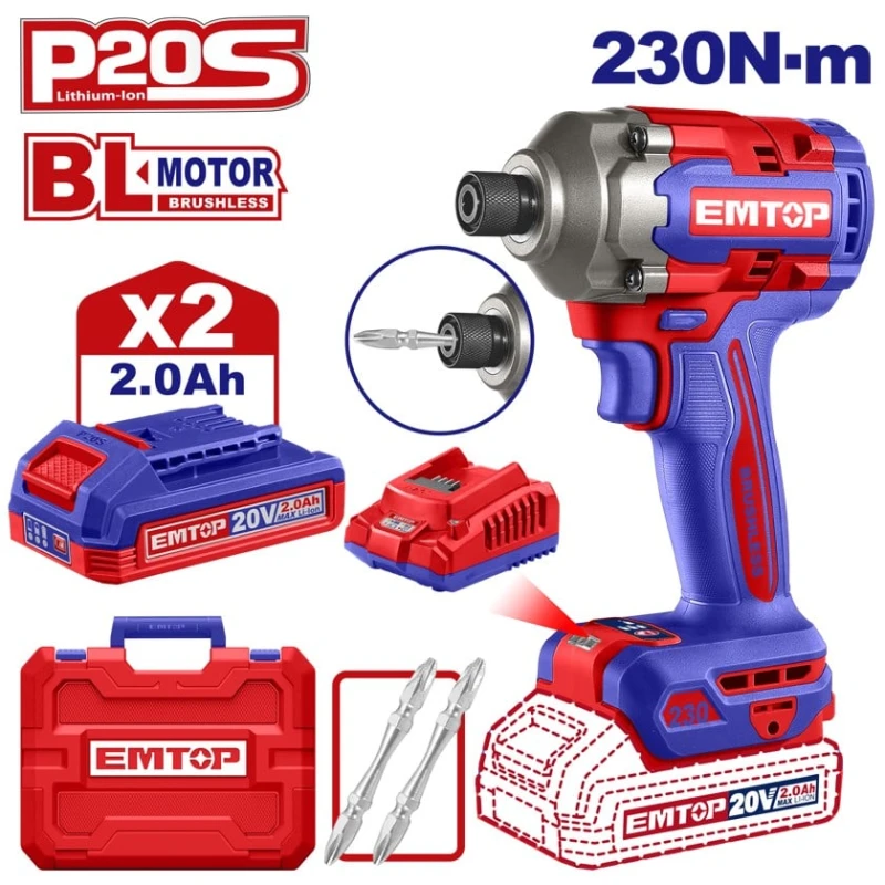 Шуруповерт Emtop ECDL20453 Шуруповерт Emtop ECDL20453