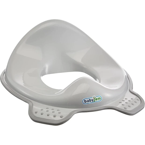 Сиденье для унитаза Babyjem, серый, пластик Сиденье для унитаза Babyjem, серый, пластик