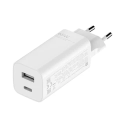 Сетевое зарядное устройство Xiaomi GaN Charger 65 W, Белый