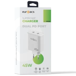 Şəbəkə enerji toplama cihazı Euroacs EU-MA245 45W, Ağ