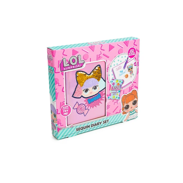 Школьный набор RMS International L.O.L. Surprise Sequin Diary Set