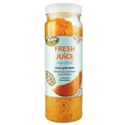 Соль для ванны Fresh Juice Superfood Baobab&Caribbean Gold Melon 700 г