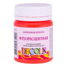 Akril fluoressent boya Decola 336, Qırmızı açıq, 50 ml