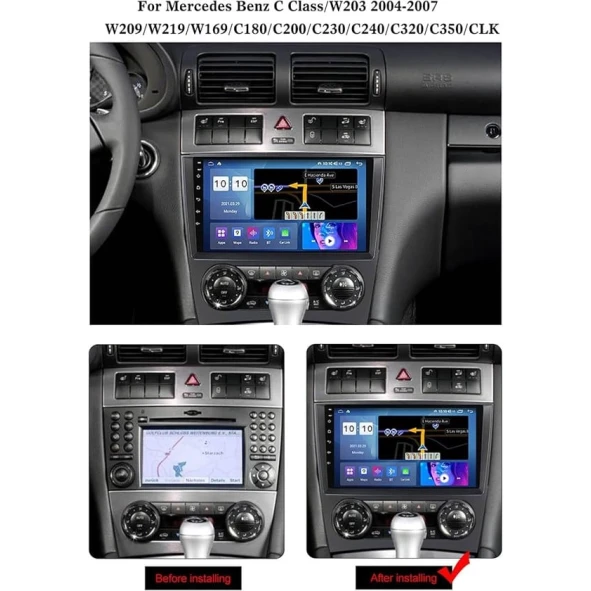 Автомобильный монитор The Boss для Mercedes-Benz W203 Автомобильный монитор The Boss для Mercedes-Benz W203