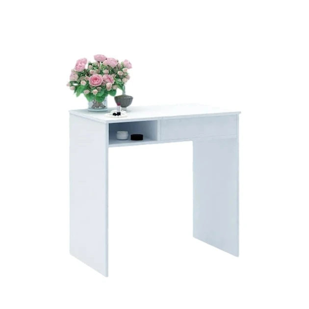 Туалетный столик Art Mebel 34, ламинат, 75х80х45 см, белый Туалетный столик Art Mebel 34, ламинат, 75х80х45 см, белый