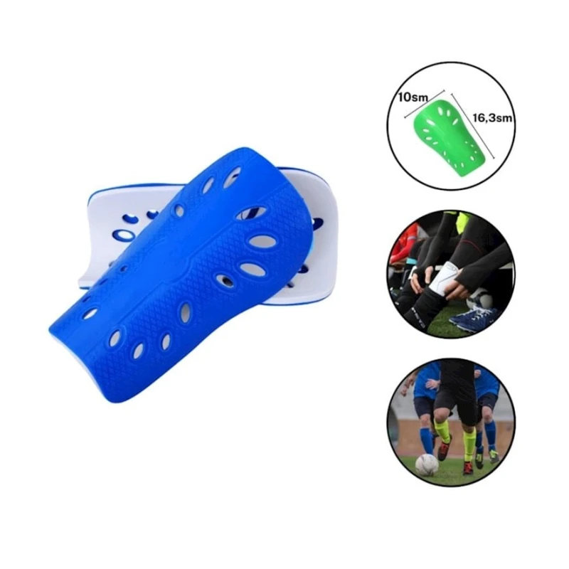 Комплект щитков Shin Guard 2083, 10x16.3 см, синий Комплект щитков Shin Guard 2083, 10x16.3 см, синий