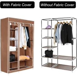 Портативный шкаф CIB138MUF, коричневый, 105х45х170 см Портативный шкаф CIB138MUF, коричневый, 105х45х170 см