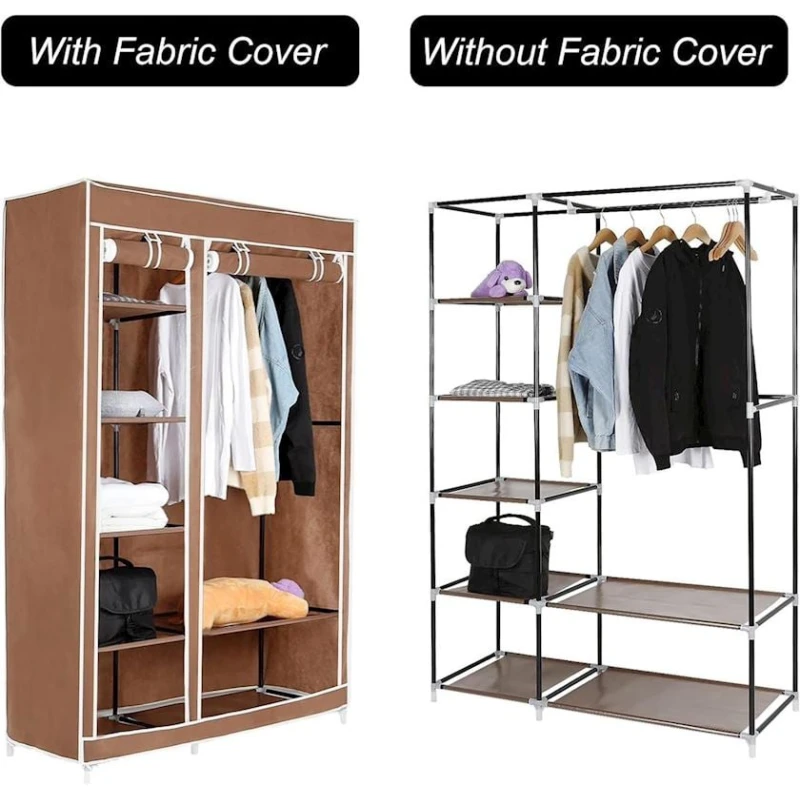 Портативный шкаф CIB138MUF, коричневый, 105х45х170 см Портативный шкаф CIB138MUF, коричневый, 105х45х170 см