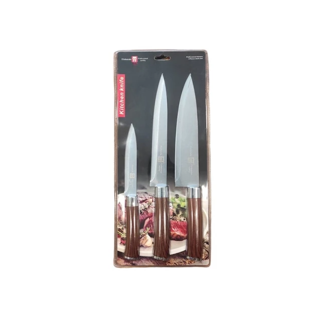 Bıçaq dəsti 531H-1, 24/33/33 sm, qəhvəyi